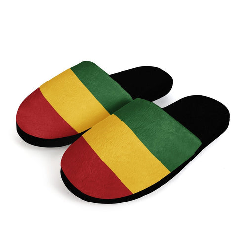 Rasta Cozy Slippers - CaribeHeart Rasta